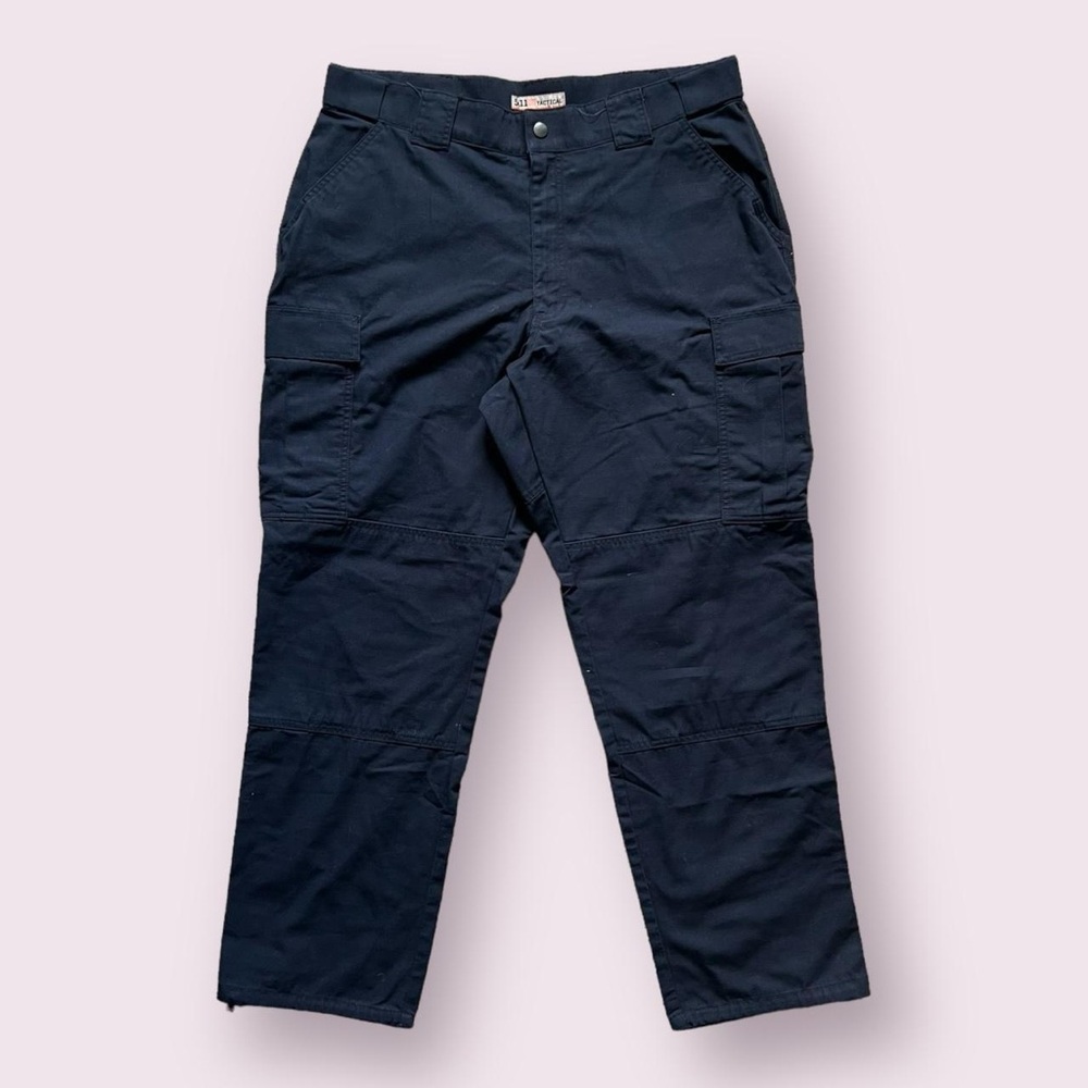 5.11 Tactical Double Knee Adjustable Cargo Pants - Dark Blue